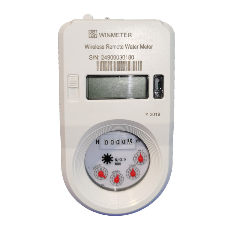 Whit / Blue Wireless Remote Water Meter Automatic Meter Reading  LXSW-A100